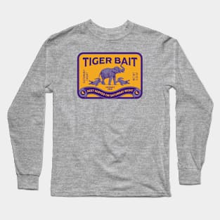 Vintage Bait Purple and Gold Sardine Tin Long Sleeve T-Shirt